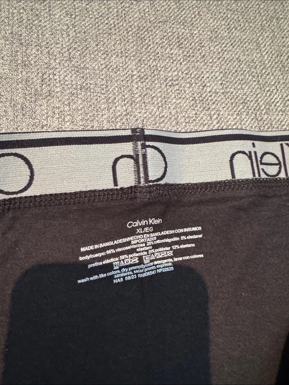 Calvin Klein Black Boxer Briefs with Logo Waistband